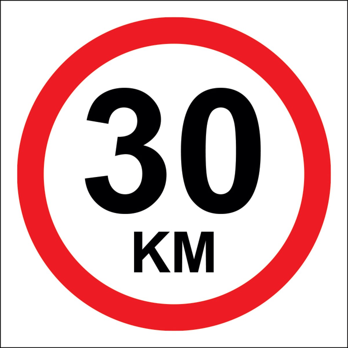 30 KM stickers | 10 exemplaren